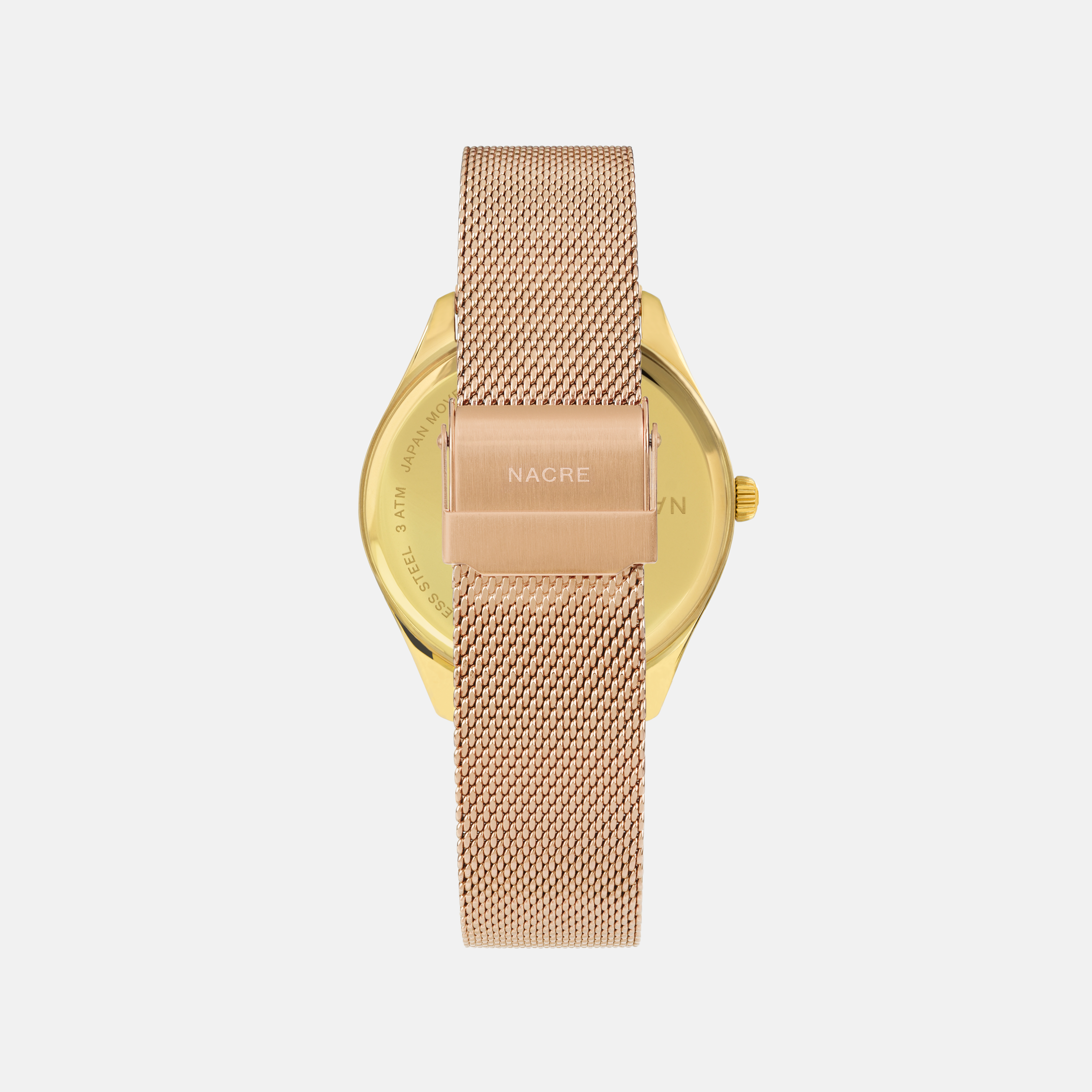 Lune - Gold - Natural Leather