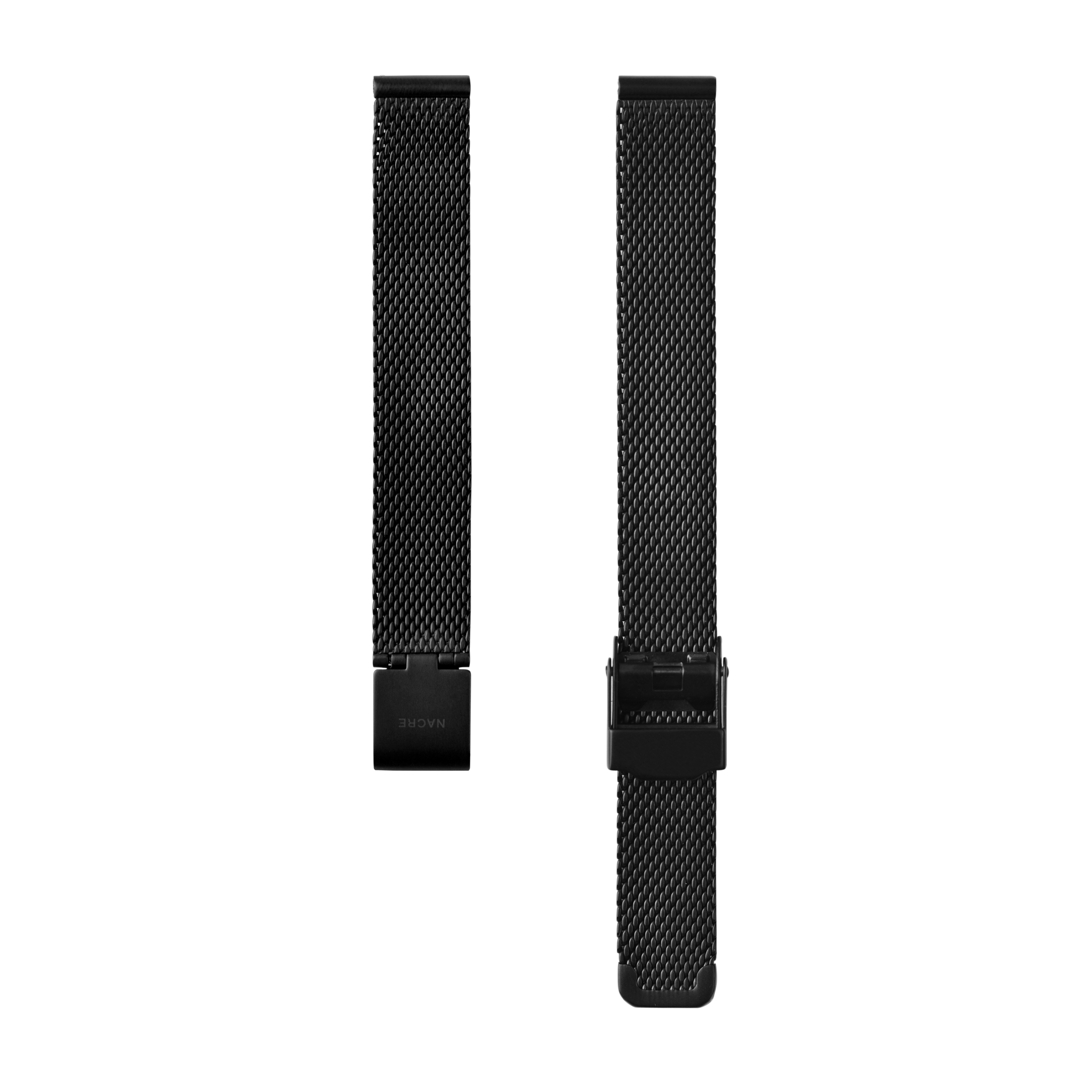 Strap - Italian Leather - Navy Leather - Matte Black - 12mm
